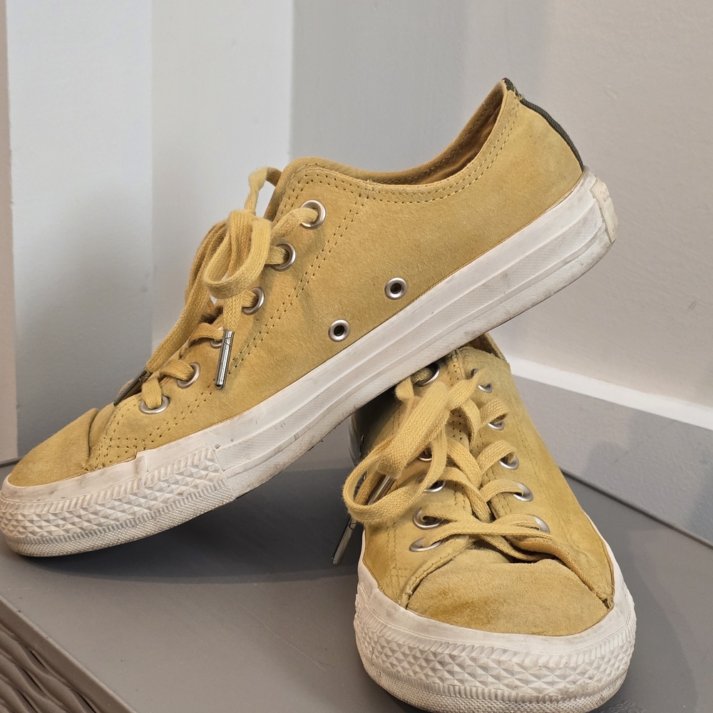 Converse Yellow Suede Unisex Sneakers